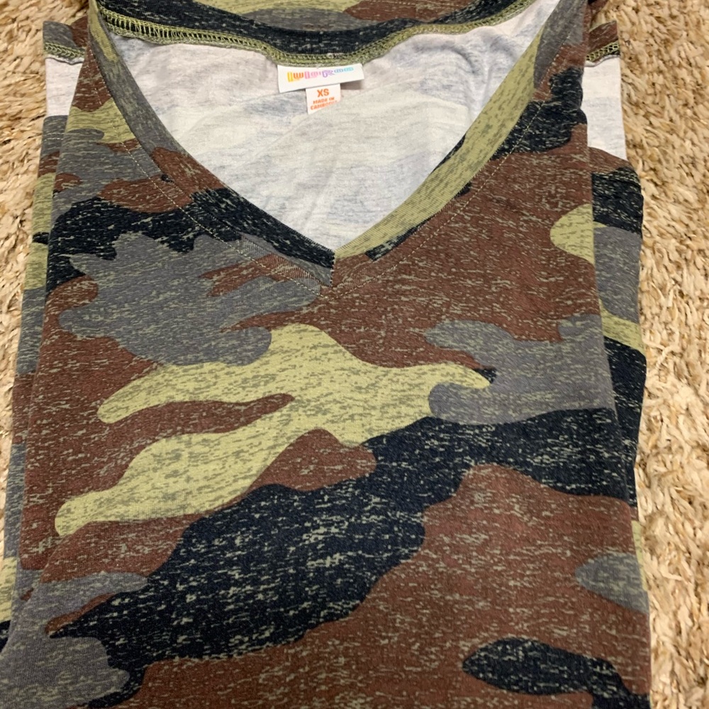 LulaRoe Camo Tee